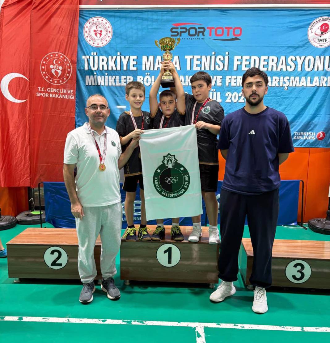 Karatay'da masa tenisinde yeni başarı 2